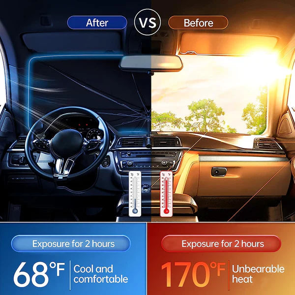 AJWA Mart™Car Umbrella – مظلة سيارة
